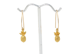 14KGF Pineapple Earrings
