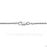 Silver Rope Chain 1.25mm